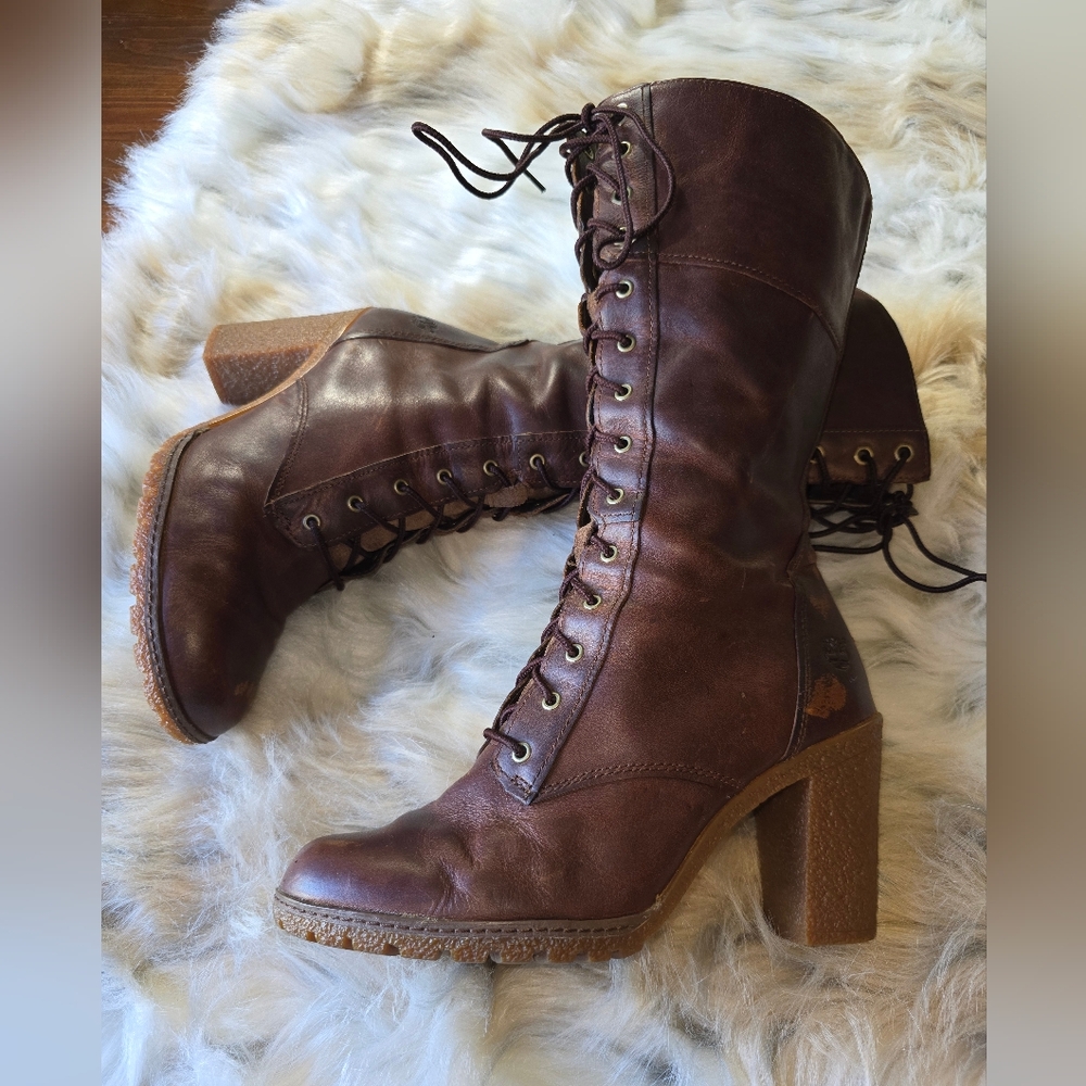 Timberland Glancy 10 Inch Midcalf Lace Up Boots